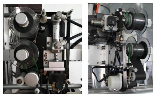 Automatic two lanes gel sachet packing machine parts Machine d'emballage automatique de deux voies Gel Sachet03