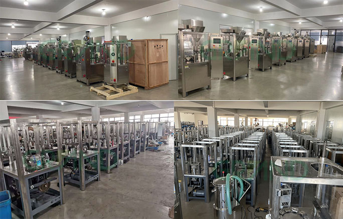 our factory|automatic capsule filling machine Fabrication de machine de remplissage de capsule