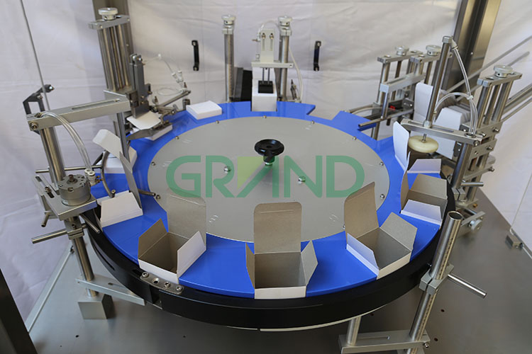 Automatic Vertical Rotary Cartoning Machine details Machine de carton rotatif vertical automatique02