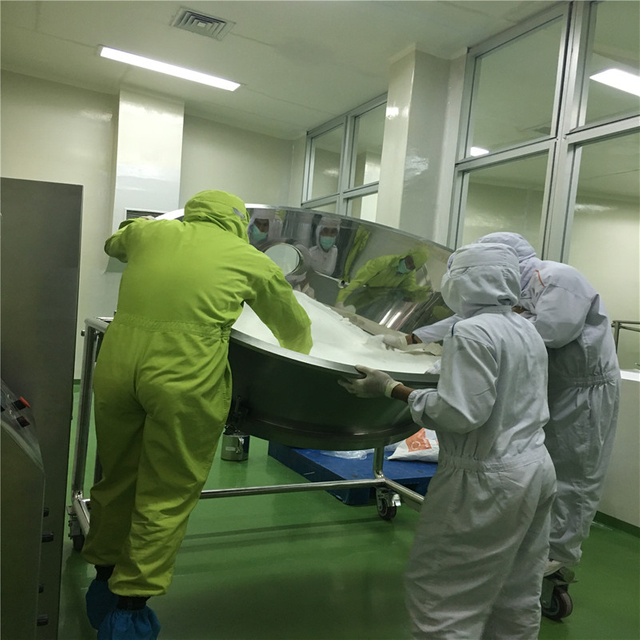 FL-120 sécheuse à lit fluidisé pour produit vitaminique achetée par Indoneisa cusotmer