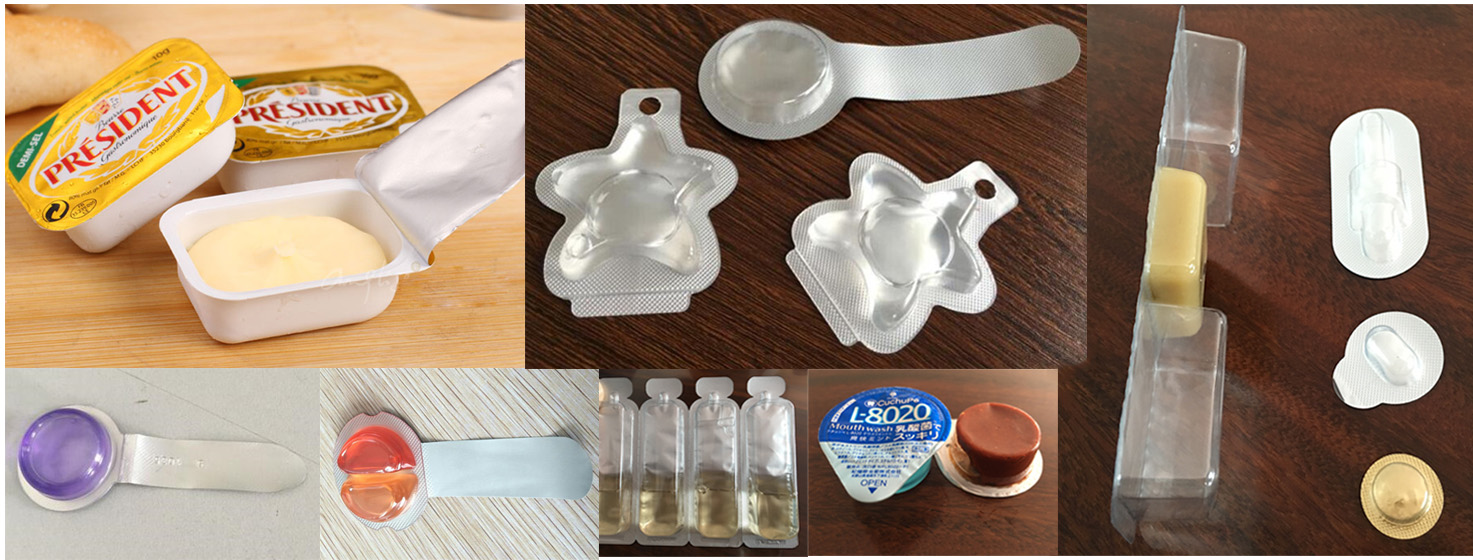 &eacute;chantillon de machine d'emballage de boursouflure liquide