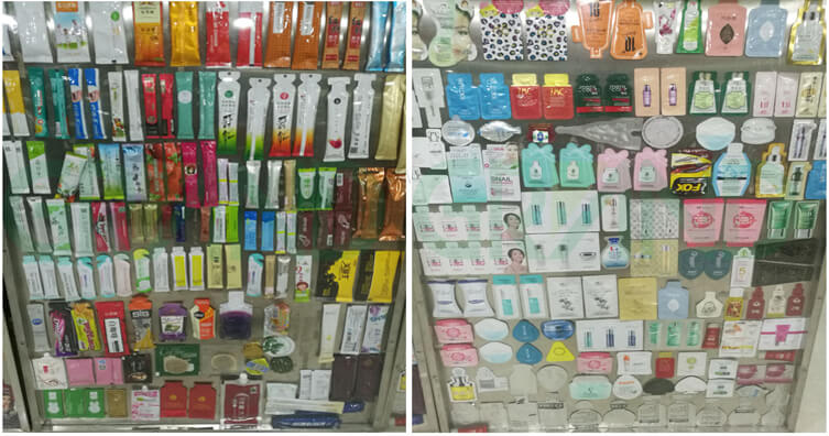 &Eacute;chantillon de machine d'emballage Sachet