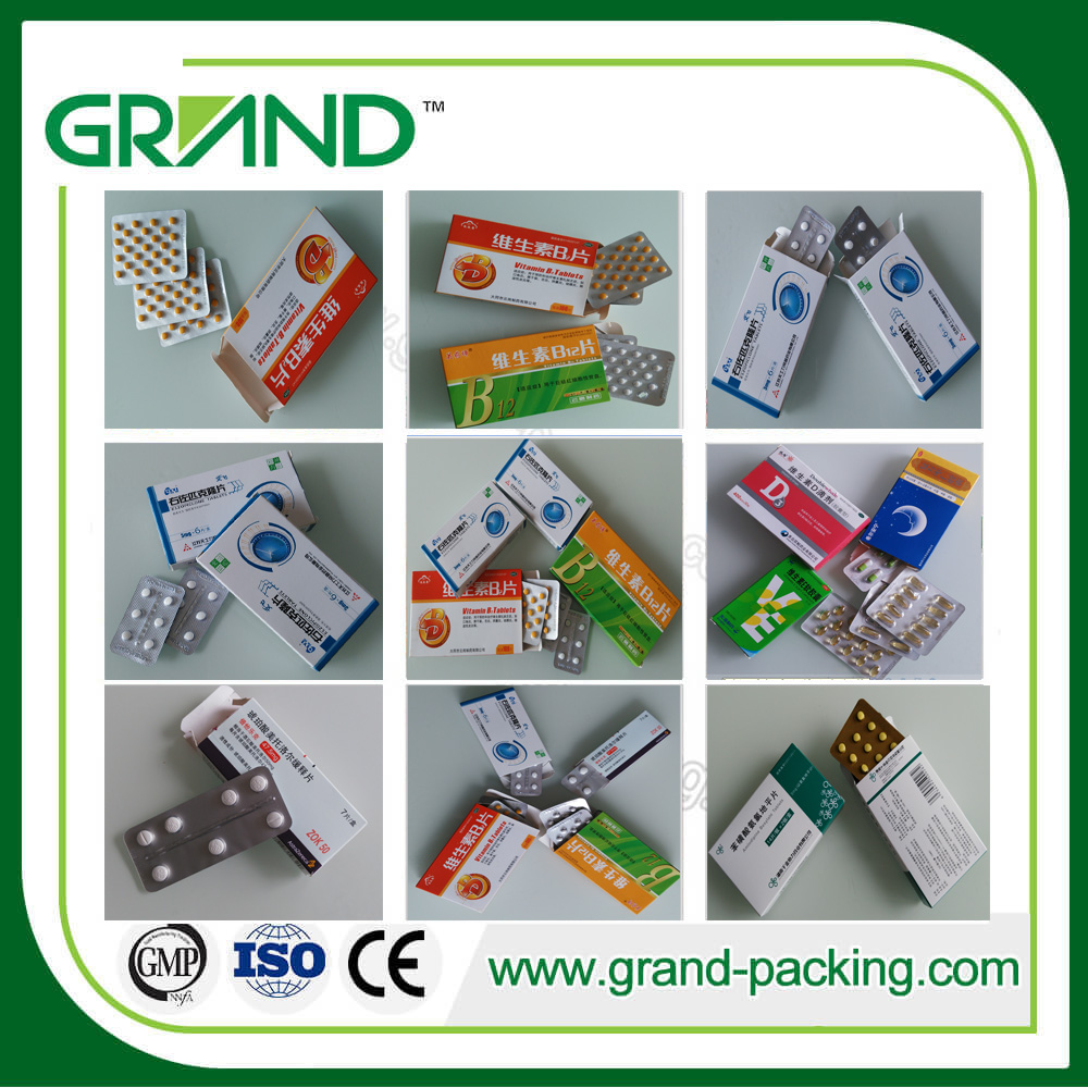 &Eacute;chantillon automatique de machine &agrave; cartons &agrave; blister