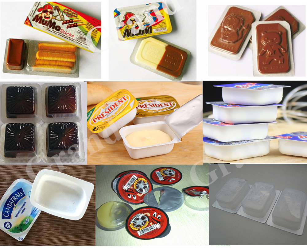 &eacute;chantillon de machine d'emballage de boursouflure liquide