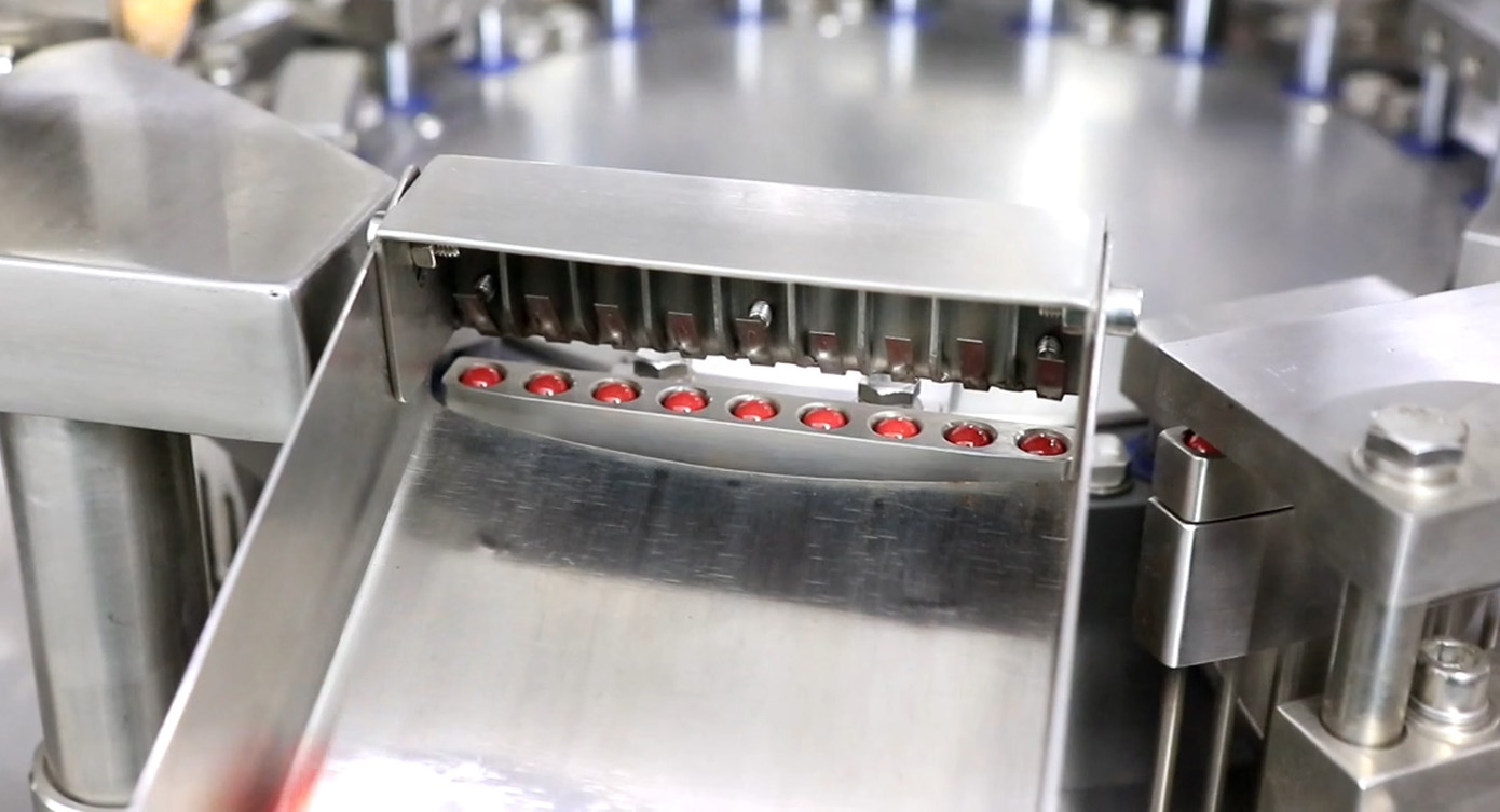 remplissage de la capsule