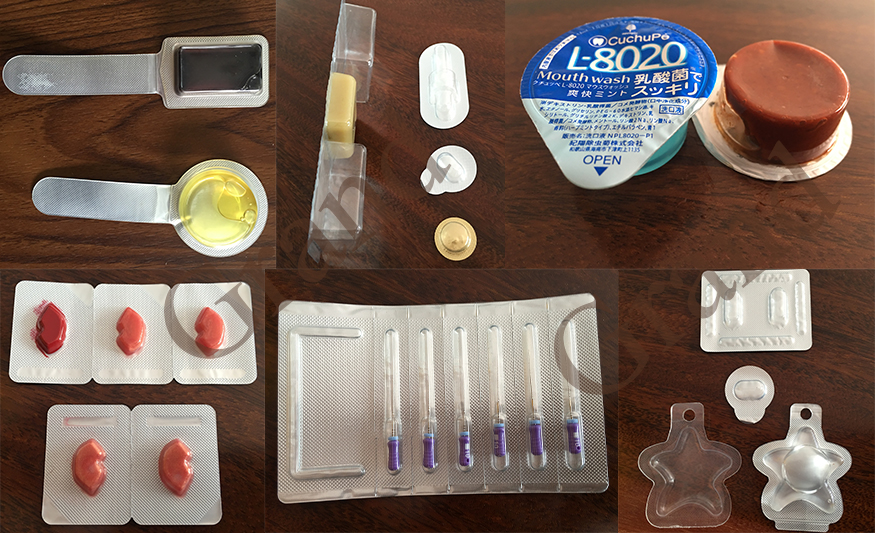 &Eacute;chantillon de machine d'emballage &agrave; ampoule liquide