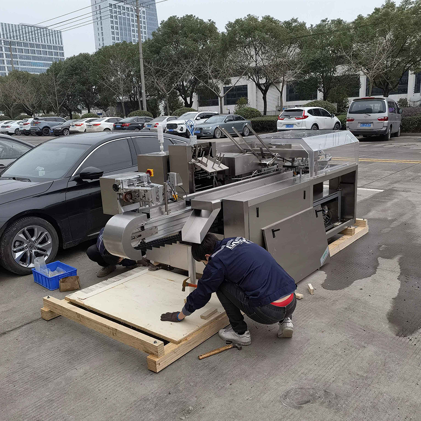 Machine &agrave; cartons &agrave; cloques &agrave; la Pologne