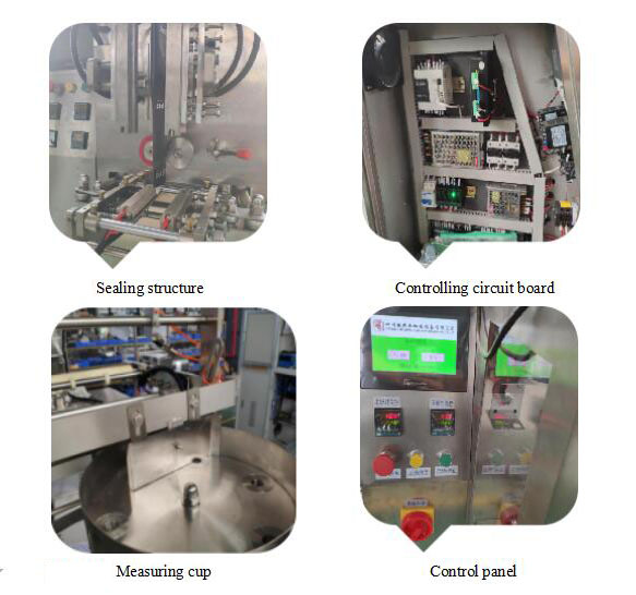 Granule Sachet Emballage Machine D&eacute;tail Figures