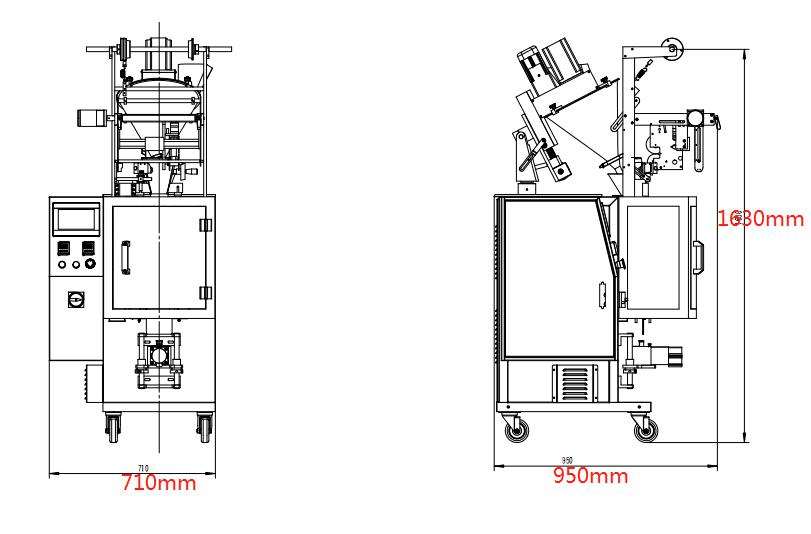 Machine d'emballage de sachet en poudre02
