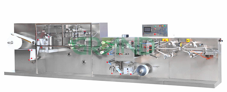 Machine d'emballage de tissus humides &agrave; une pi&egrave;ce automatique