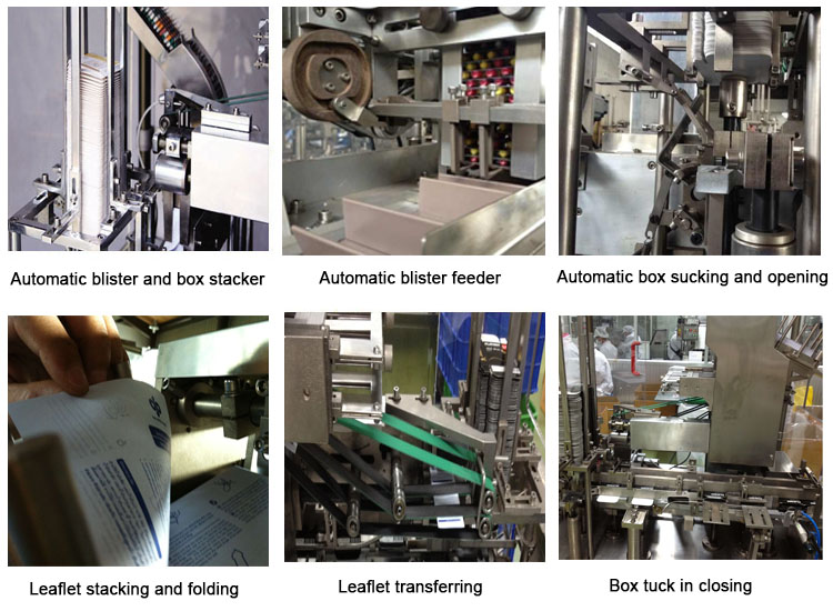Machine de carton de petite ampoule automatique