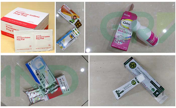 &Eacute;chantillon de machine &agrave; cartons