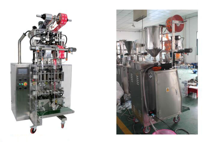 Machine d'emballage automatique de deux voies Gel Sachet