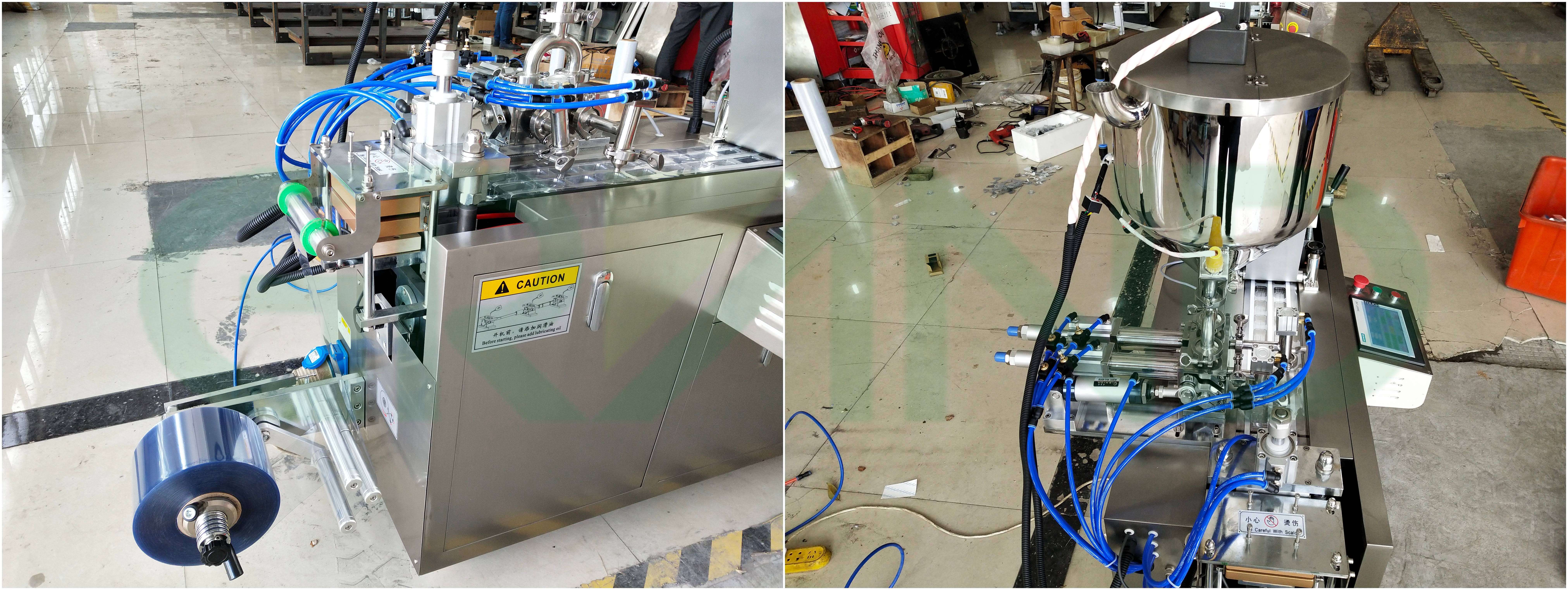 machine d'emballage &agrave; ampoule liquide